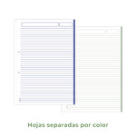 Cuaderno A5 Norpac Semi Rigido Clasica X80H Rayado 4512R